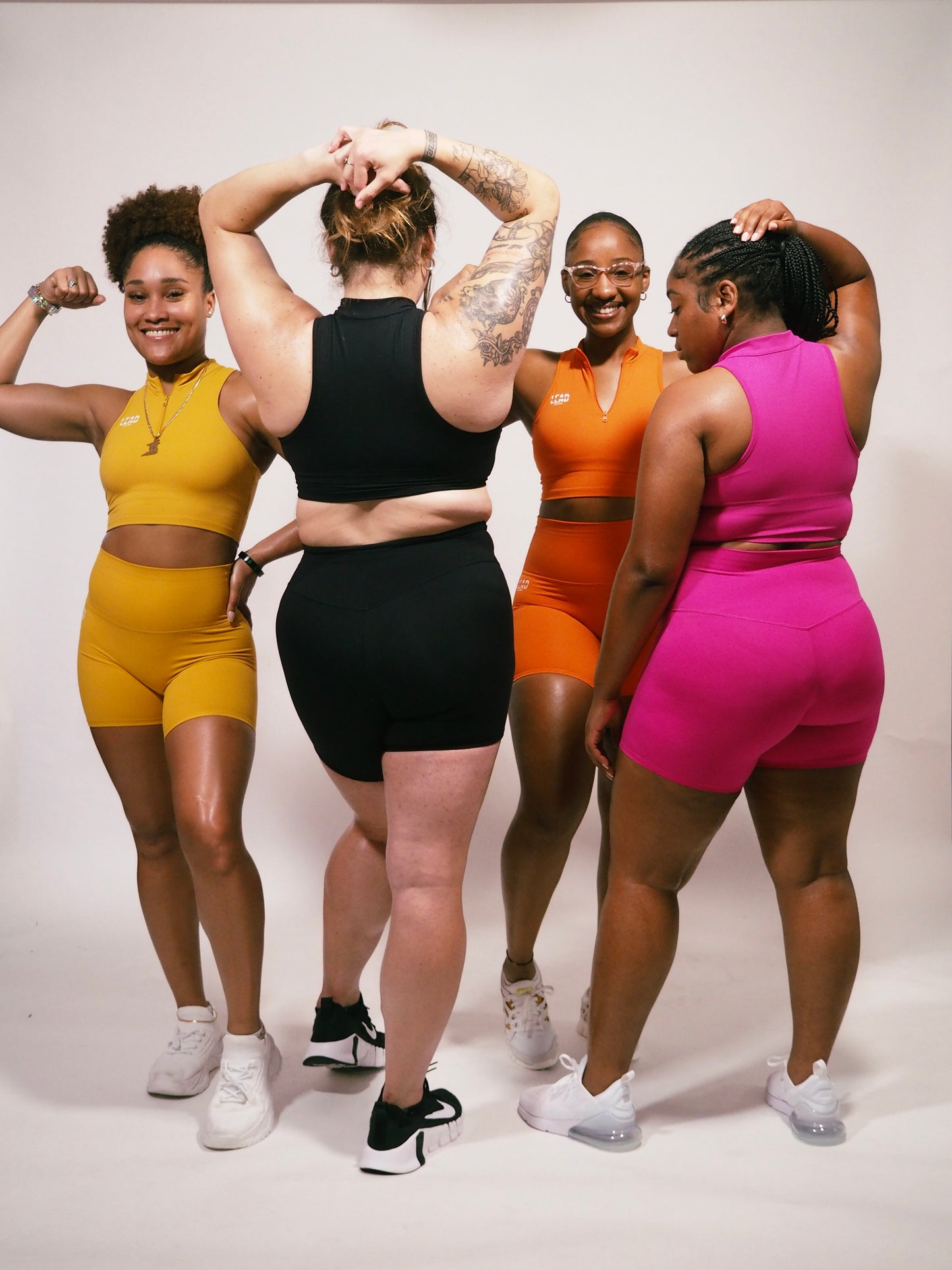 Merry Magenta x High Rise Biker Shorts