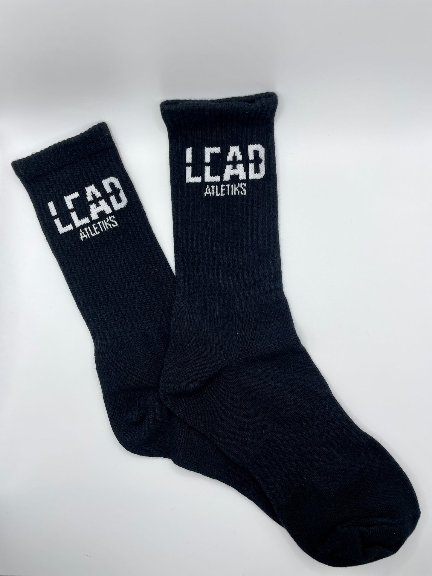 Black Crew Socks x LEAD di' Way